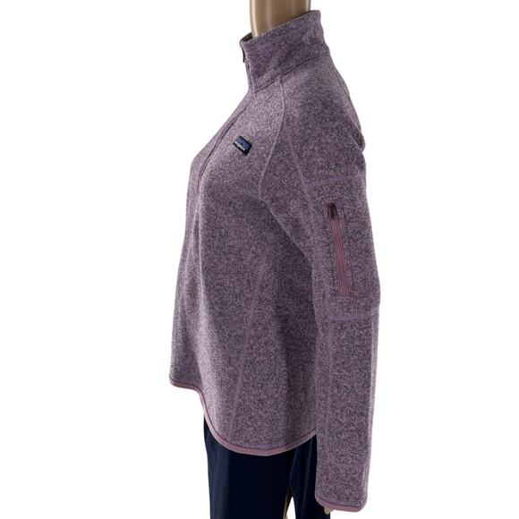 Patagonia Hazy Purple Quarter Zip Pullover Better Sweater - Picture 8 of 12